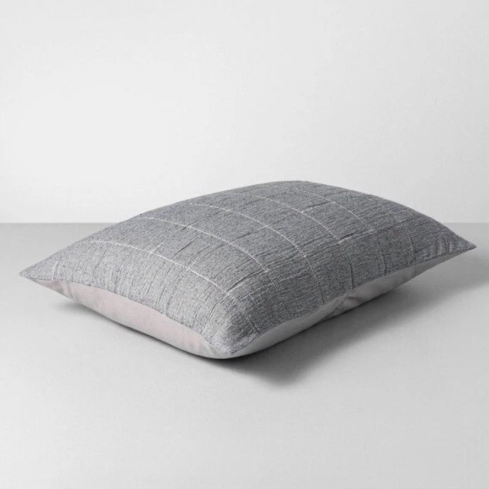 Hearth & Hand Magnolia King Sham Gray Blue Cotton NWT‎